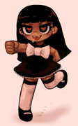 Charlene RUNNIN(drip) (charlene heart_eyes girl dripping drool victor_and_valentino)