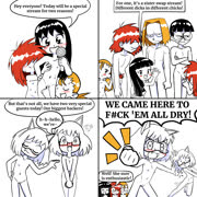 Sisters once again (nude comic loli)