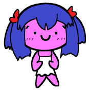 Bury stare (bury_pink ms_paint [s4s] 4chan girl cute chibi)