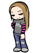 Le face ccc (chibi girl cute fashion ms_paint smug)