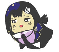 Smushed kobeni (kobeni chainsaw_man smushed meme chibi cute ms_paint)