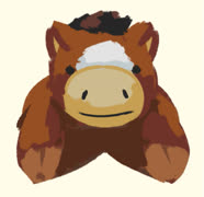 Horse pillowpet (horse pillow pet sketchbook cute)