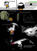 Small comic (comic girl cute explore goblin doodle ms_paint)