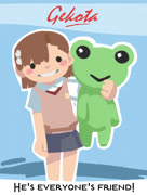 Railgun gekota poster5 (misaka_mikoto girl cute railgun gekota frog poster sketchbook)