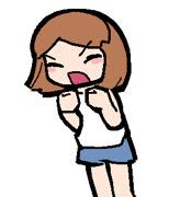 Screaming along (gif animated imouto scream cute ms_paint)