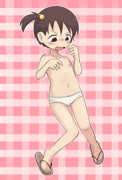 Chikaitou (ichigo_mashimaro itou_chika panties topless)