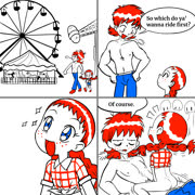 bro n sis go to da carnical (incest comic sex)