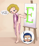 Nobukomoment (yokokawa_nobuko senoo_aiko ojamajo_doremi no_panties bottomless feet girl)