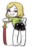 Spats being (spats ass katana blush)