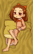 Zukijamas (hazuki_fujiwara pajamas feet blush pillow bed)