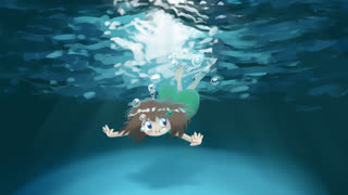 Lily takin a dive (lilyhops water)