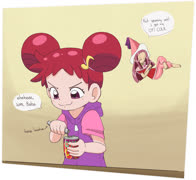 Baba's demise (ojamajo_doremi doremi_harukaze baba)
