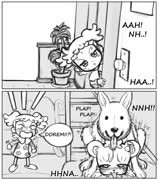 Doremicomic (doremi pop_harukaze doremi_harukaze ojamajo_doremi dog sex heart_eyes)